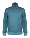 Sun 68 Turtleneck In Deep Jade