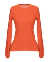 Malo Cashmere Blend In Orange