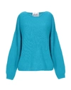 Alyki Cashmere Blend In Turquoise