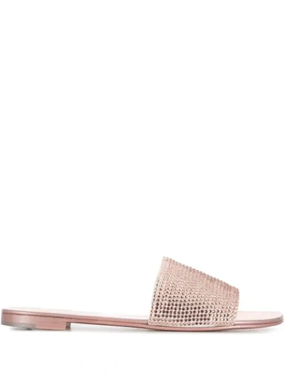 Giuseppe Zanotti Metallic Sandals In Neutrals