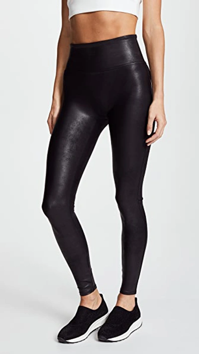 Spanx Ready-to-wow&trade; Faux-leather Leggings In Black