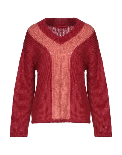 The Gigi Sweater In Garnet