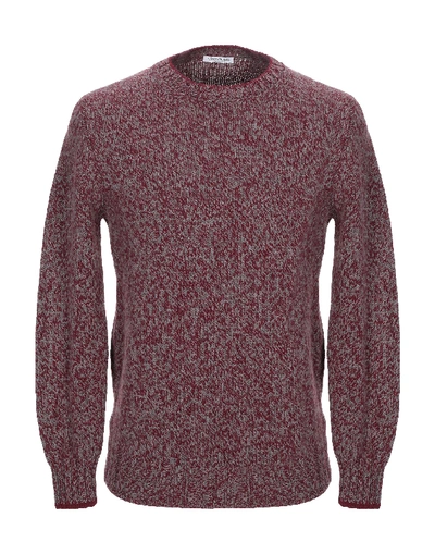 Gran Sasso Sweater In Maroon