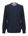 John Smedley Sweaters In Dark Blue
