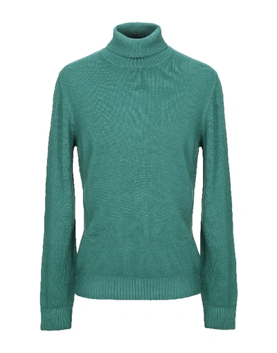Gran Sasso Turtleneck In Emerald Green