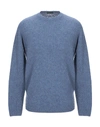 Zanone Sweater In Slate Blue