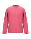 Zanone Sweaters In Coral