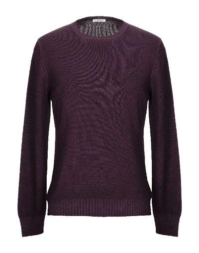 Gran Sasso Sweater In Deep Purple