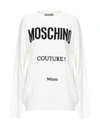Moschino Sweaters In Ivory