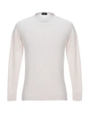 Zanone Sweaters In Ivory