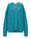 Tela Sweater In Turquoise