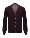 Drumohr Cardigan In Dark Purple