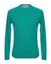 John Smedley Sweater In Emerald Green