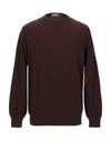 Cruciani Sweaters In Brown