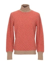 Drumohr Turtlenecks In Orange