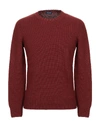 Drumohr Sweater In Brick Red