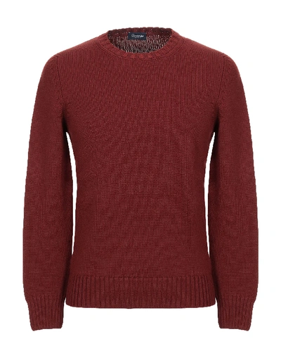 Drumohr Sweater In Brick Red