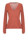 Laura Urbinati Sweater In Rust