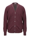 Gran Sasso Cardigan In Deep Purple