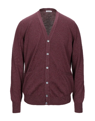 Gran Sasso Cardigan In Deep Purple