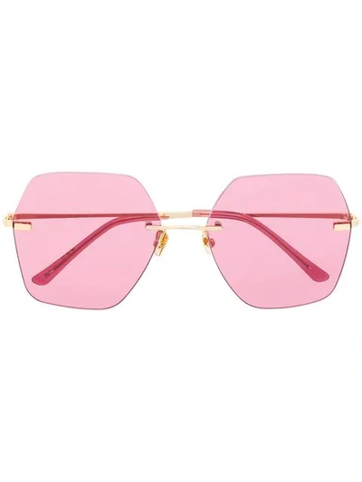 Spektre Oversized Sunglasses In Pink