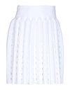 Alaïa Mini Skirt In White