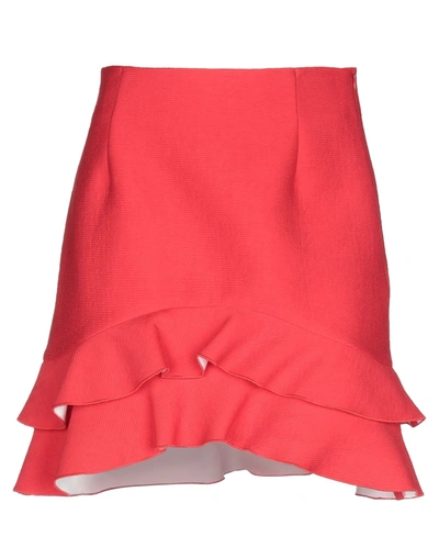 Sandro Knee Length Skirt In Red