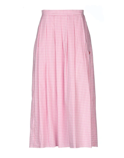 The Editor Maxi Skirts In Pink
