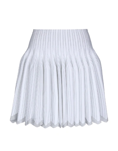 Alaïa Mini Skirts In White