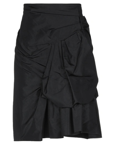Marc Jacobs Knee Length Skirts In Black