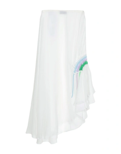 Emporio Armani Midi Skirts In White