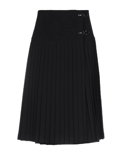 Fay Knee Length Skirt In Black