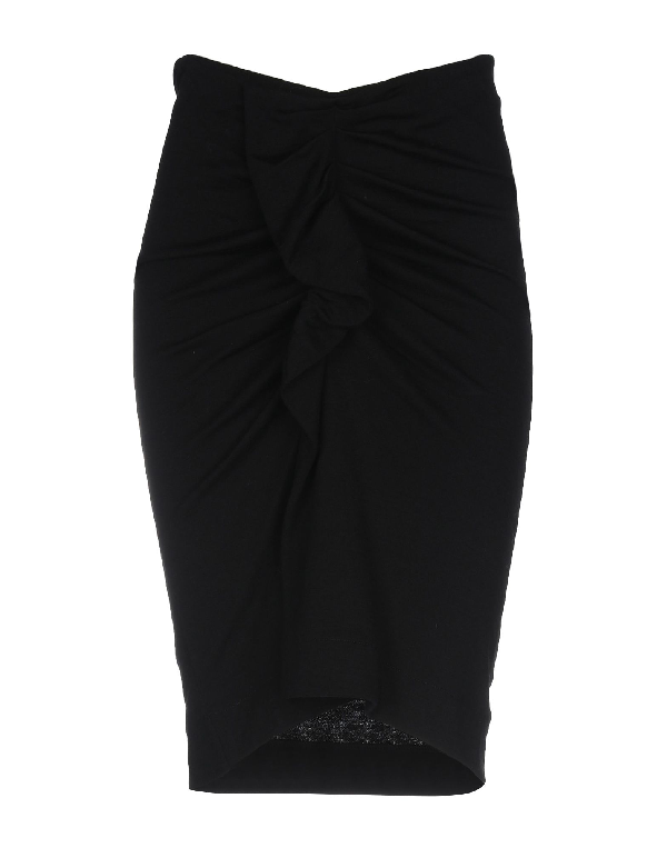 Isabel Marant Étoile Knee Length Skirt In Black | ModeSens