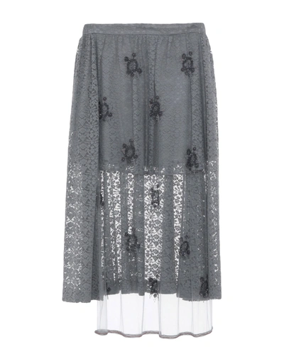 Stella Mccartney Long Skirts In Grey