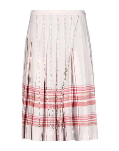 Marco De Vincenzo Midi Skirts In Beige