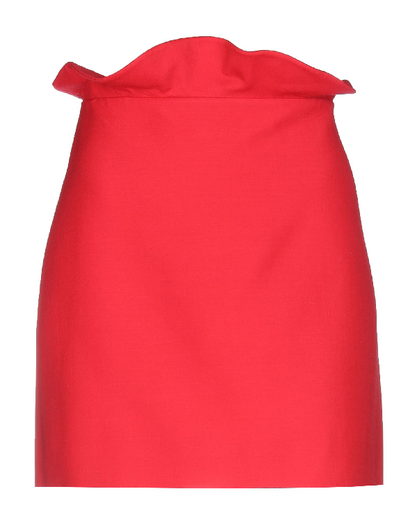 Valentino Mini Skirt In Red | ModeSens