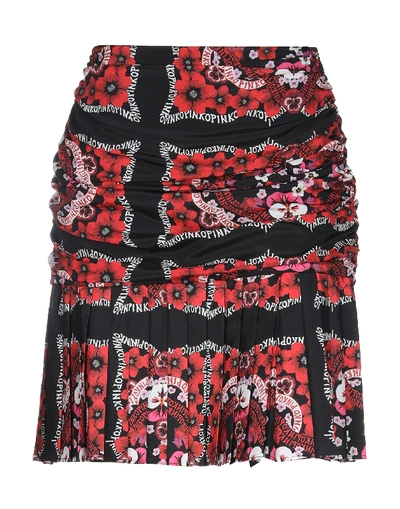 Pinko Knee Length Skirt In Red