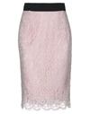 Dolce & Gabbana Knee Length Skirts In Pink