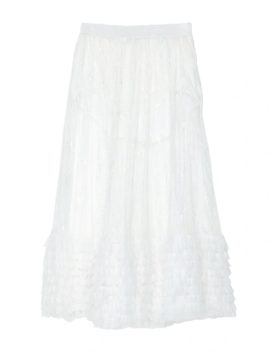 Amen Couture Midi Skirts In White