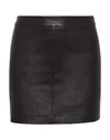 Helmut Lang Mini Skirt In Dark Brown