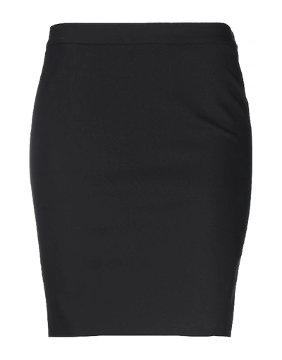 Patrizia Pepe Knee Length Skirt In Black