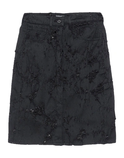 Ann Demeulemeester Knee Length Skirt In Black