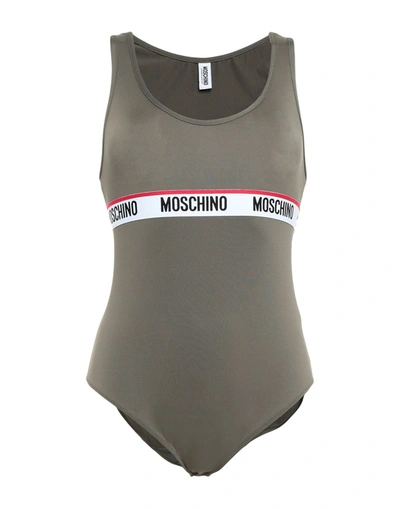 Moschino Bodysuits In Military Green