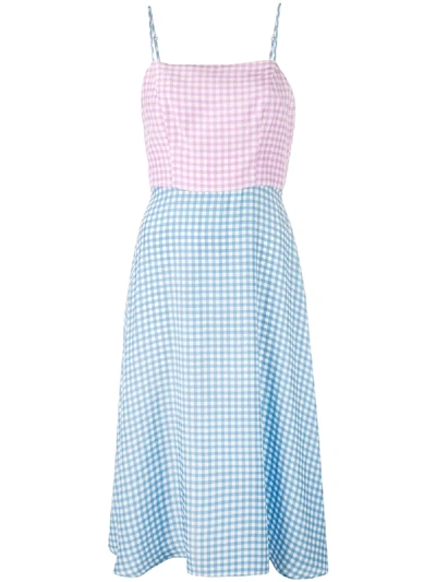 Hvn Gingham Dress - Blue