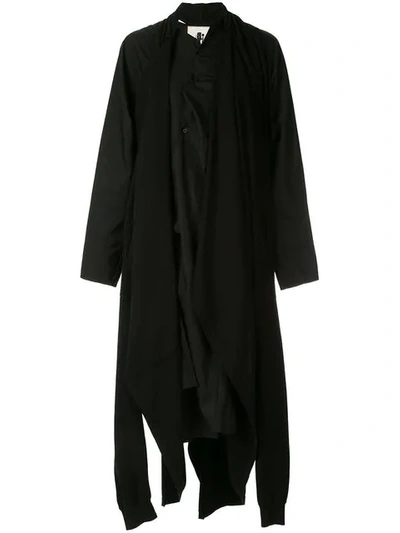 Aganovich Asymmetrisches Kleid In Black