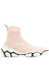 Red Valentino Glam Run Sneakers In Pink