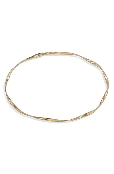 Marco Bicego 18k Yellow Gold Marrakech Twisted Collar Necklace, 16.5