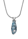 John Hardy Sterling Silver Classic Chain Pendant Necklace With Multi-gemstones, 20 In Metallic