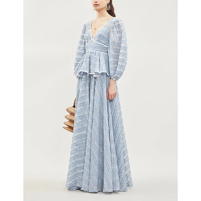 open lace back dress Blue Haze Allyson Dress main image 1