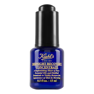 Kiehl's Since 1851 Midnight Recovery Concentrate Moisturizing Face Oil 0.5 oz/ 15 ml In No Colour